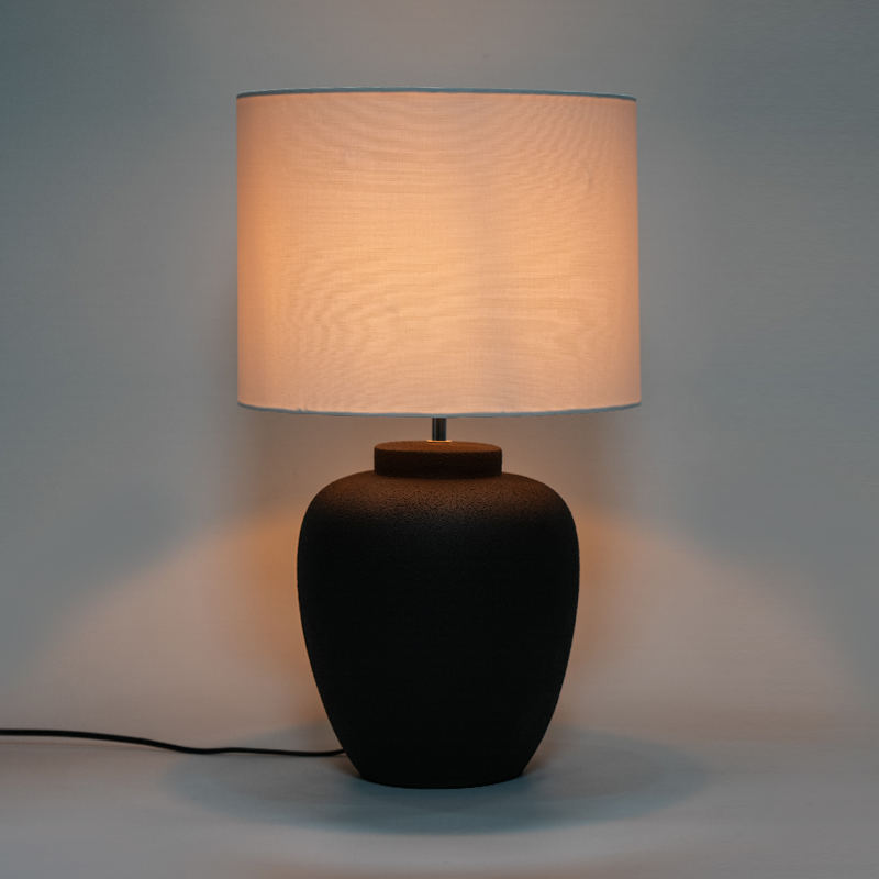 Barattolo in ceramica retrò nuova lampada da comodino in stile cinese