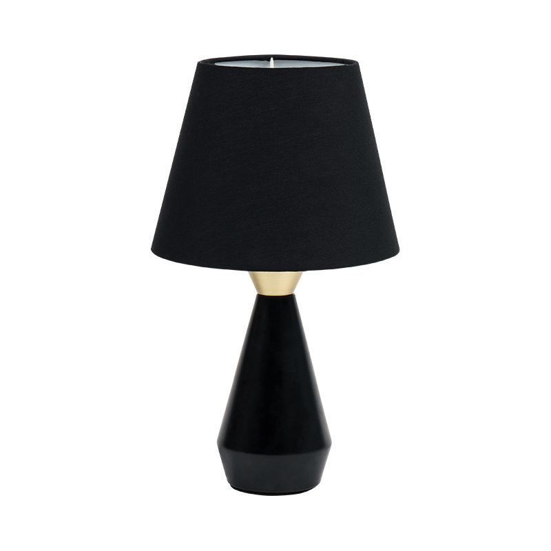 Lampada da capezzale in metallo europeo retrò