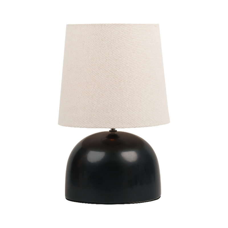 Lampada da tavolo rotonda in ceramica grande semplice