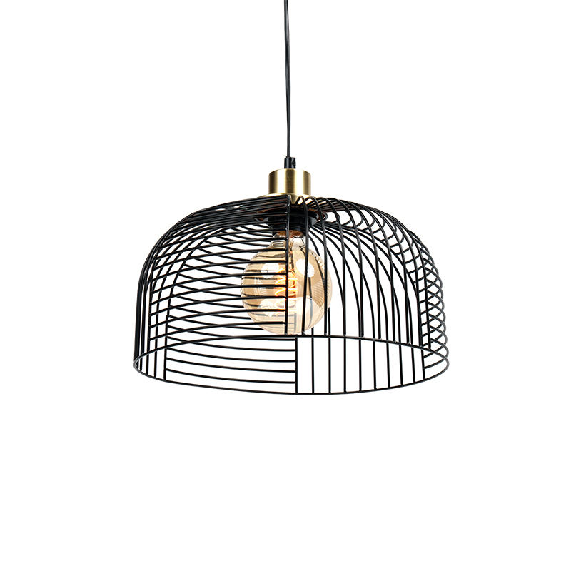 Luce per uccelli che perde il lampadario di ferro