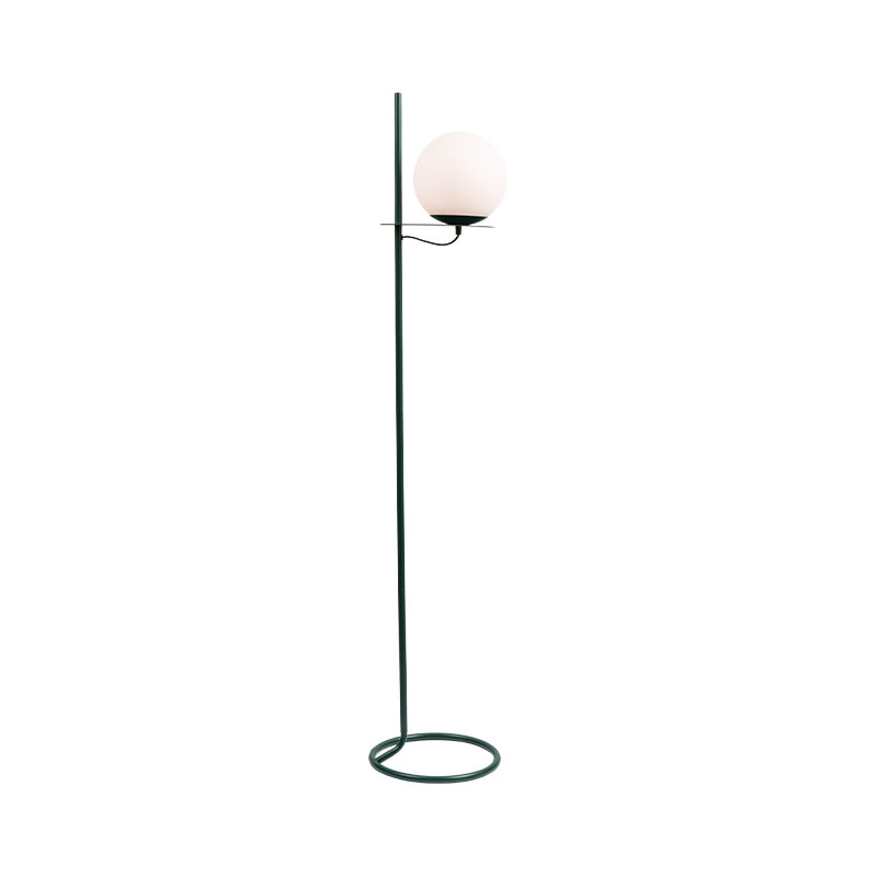 Lampada da pavimento in vetro in stile giapponese