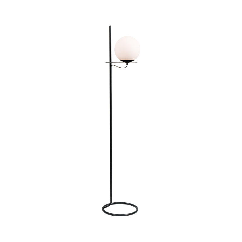 Lampada da pavimento in vetro in stile giapponese