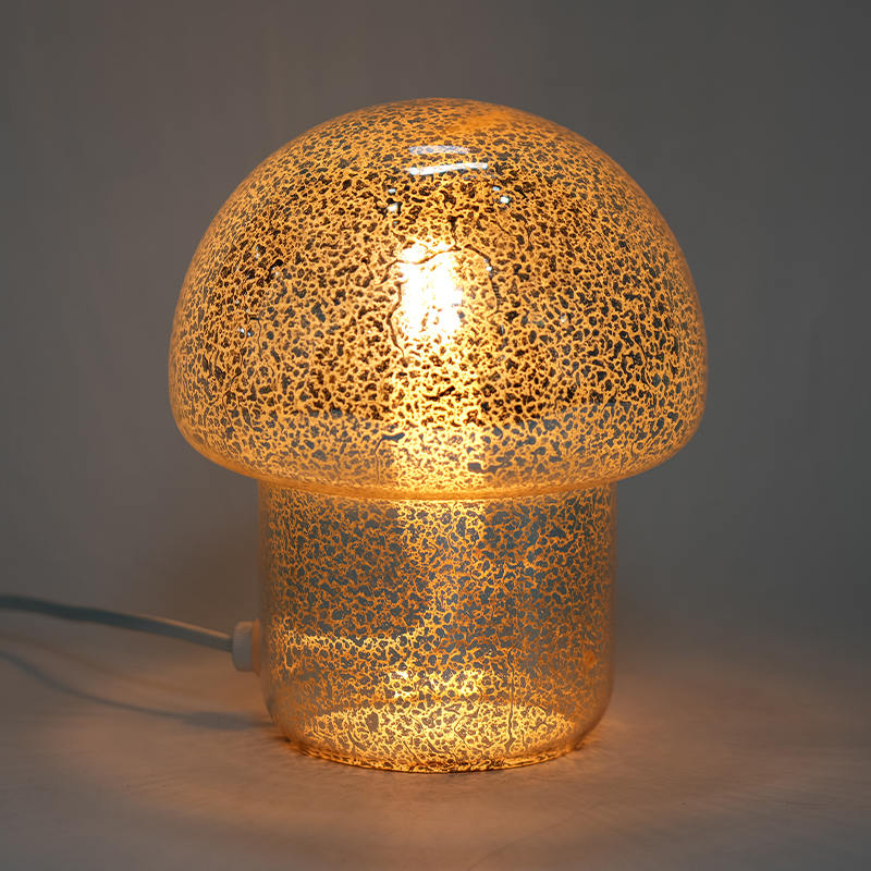 Luce notturna di vetro vuoto macchiato